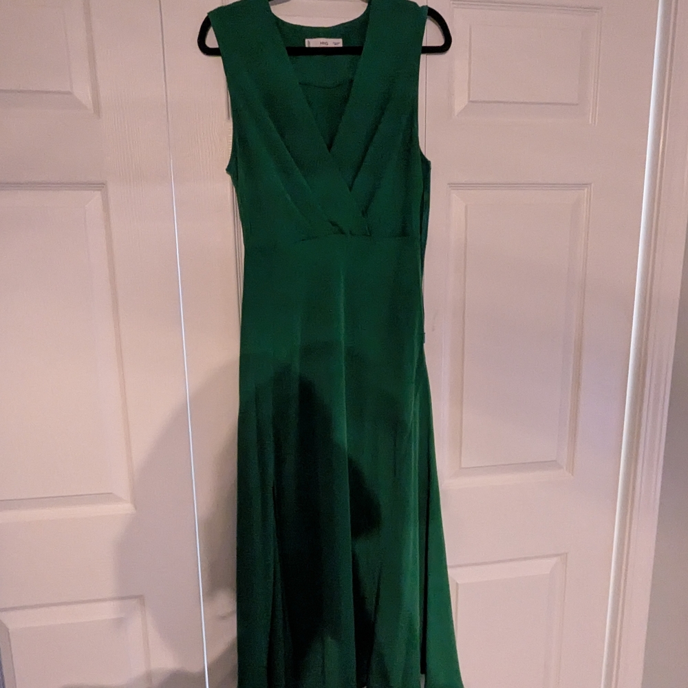 Mango Green Maxi Dress